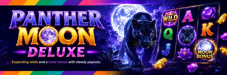 Panther Moon Deluxe — expanding wilds and a lunar bonus feature